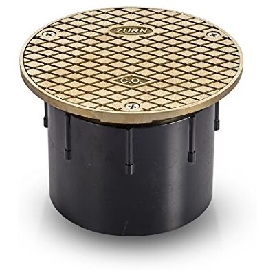 Zurn CO2450-AB4, Adjustable Floor Cleanout, 4 Inch ABS Hub Connection Zurn CO2450-AB4, Adjustable Floor Cleanout, 4 Inch ABS Hub Connection