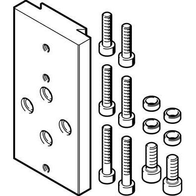 FESTO 177762 Adapter Kit, Model HMSV-22 FESTO 177762 Adapter Kit, Model HMSV-22