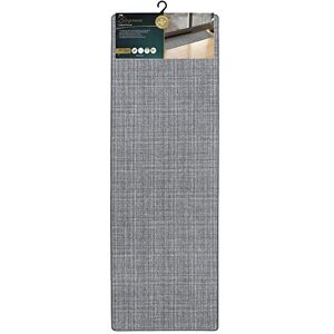 JVL Elegance Range Grey Runner Doormat - Indoor, Washable, 50x150 cm JVL Elegance Range Grey Runner Doormat - Indoor, Washable, 50x150 cm