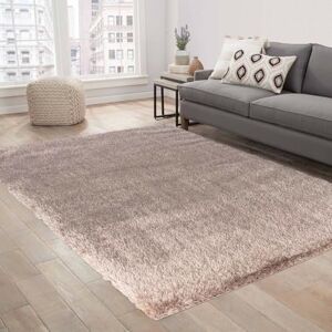 Serdim Rugs Modern Soft Plain Shiny Shimmer Living Room Polyester Shaggy Area Rugs, Bronze, 80x150cm (2'6"x5'0") Serdim Rugs Modern Soft Plain Shiny Shimmer Living Room Polyester Shaggy Area Rugs, Bronze, 80x150cm (2'6"x5'0")