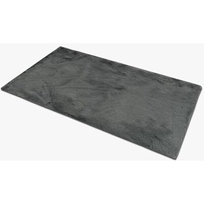 Comart , Carezza Carezza Rug, Super Soft, Fluffy and Furry Rug, Non-Slip Backing, Modern and Comfy Design, for Living Room, Bedroom, Bedside, Machine Washable, Anthracite, 140 x 180 cm Comart , Carezza Carezza Rug, Super Soft, Fluffy and Furry Rug, Non-Slip Backing, Modern and Comfy Design, for Living Room, Bedroom, Bedside, Machine Washable, Anthracite, 140 x 180 cm