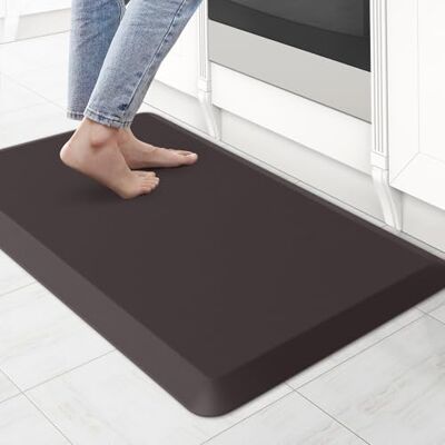 KitchenClouds Kitchen Mat Cushioned Anti Fatigue Kitchen Rug Non Slip Standing Mat Comfort Floor Mats for Sink Office (17.3"x28"- 0.8inch) KitchenClouds Kitchen Mat Cushioned Anti Fatigue Kitchen Rug Non Slip Standing Mat Comfort Floor Mats for Sink Office (17.3"x28"- 0.8inch)