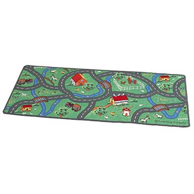 Children's Factory Learning Carpets Childrens Non-Slip Carpet-Countryside, Polyproylene Children's Factory Learning Carpets Childrens Non-Slip Carpet-Countryside, Polyproylene