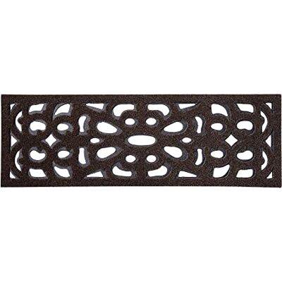 Nicoman Outdoor Doormat Decorative Stair Mats Heavy Duty Drainage Dirt Trapper Porch Rubber Skid Proof Anti Slip (Narrow, Chocolate, 75 x 25cm) Nicoman Outdoor Doormat Decorative Stair Mats Heavy Duty Drainage Dirt Trapper Porch Rubber Skid Proof Anti Slip (Narrow, Chocolate, 75 x 25cm)
