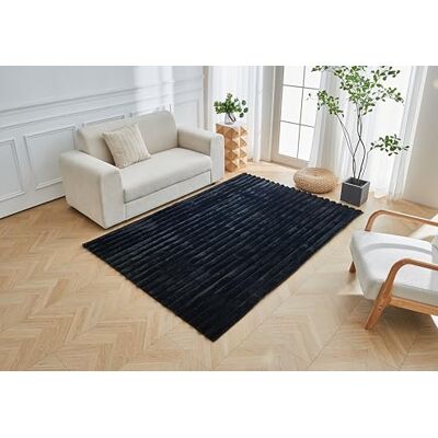 GC GAVENO CAVAILIA Faux Fur Fleece Area Rugs For Living Room Bedroom, Dining Room, Office Indoor Outdoor Washable Rug Non Slip Floor Mat Thick Pile Carpet Runner Fluffy Shaggy Rug, 160x230 Cm GC GAVENO CAVAILIA Faux Fur Fleece Area Rugs For Living Room Bedroom, Dining Room, Office Indoor Outdoor Washable Rug Non Slip Floor Mat Thick Pile Carpet Runner Fluffy Shaggy Rug, 160x230 Cm
