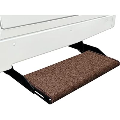 Prest-O-Fit 2-1050 Jumbo Wraparound + Plus RV Step Rug Espresso Brown 23 In. Wide Prest-O-Fit 2-1050 Jumbo Wraparound + Plus RV Step Rug Espresso Brown 23 In. Wide