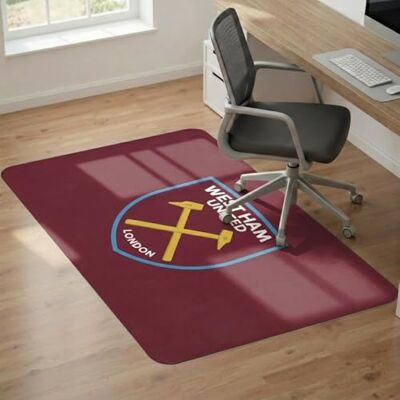 fan decor West Ham Office Chair Mat 125x100cm Non Slip Floor Mat for Carpet or Hardwood Floor Plastic Floor Mats for Bedroom, Office, Man Cave, Gaming Rug Licensed West Ham Gifts for Men & Boys fan decor West Ham Office Chair Mat 125x100cm Non Slip Floor Mat for Carpet or Hardwood Floor Plastic Floor Mats for Bedroom, Office, Man Cave, Gaming Rug Licensed West Ham Gifts for Men & Boys