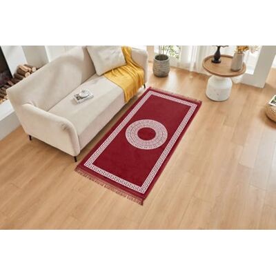 GC GAVENO CAVAILIA Greek Living Room Rugs Large 160X230 Cm Polyester Runner Rugs For Hallway Indoor Bedroom, Office Machine Washable Area Rug Super Soft Fluffy Rug Floor Carpet Mat, Red GC GAVENO CAVAILIA Greek Living Room Rugs Large 160X230 Cm Polyester Runner Rugs For Hallway Indoor Bedroom, Office Machine Washable Area Rug Super Soft Fluffy Rug Floor Carpet Mat, Red
