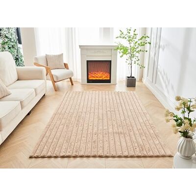 GC GAVENO CAVAILIA Faux Fur Fleece Area Rugs For Living Room Bedroom, Dining Room, Office Indoor Outdoor Washable Rug Non Slip Floor Mat Thick Pile Carpet Runner Fluffy Shaggy Rug, 160x230 Cm GC GAVENO CAVAILIA Faux Fur Fleece Area Rugs For Living Room Bedroom, Dining Room, Office Indoor Outdoor Washable Rug Non Slip Floor Mat Thick Pile Carpet Runner Fluffy Shaggy Rug, 160x230 Cm