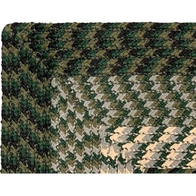 Better Trends Braided Rug Alpine Braid Collection, Durable, Spot Clean, Reversible Indoor Utility Rug, 100% Polypropylene, Vibrant Color, 24" x 48" x 48" L-Shape, Hunter Stripe Better Trends Braided Rug Alpine Braid Collection, Durable, Spot Clean, Reversible Indoor Utility Rug, 100% Polypropylene, Vibrant Color, 24" x 48" x 48" L-Shape, Hunter Stripe