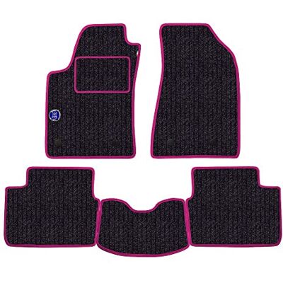 PROPOSTEONLINE Carpet Floor Mat Set for Lancia Delta HF WD Year of Manufacture 1986 to 1991 Anthracite + L. + B. PROPOSTEONLINE Carpet Floor Mat Set for Lancia Delta HF WD Year of Manufacture 1986 to 1991 Anthracite + L. + B.