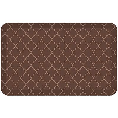 GelPro NewLife by Anti-Fatigue Designer Comfort Kitchen Floor Mat, 20x32”, Lattice Java Stain Resistant Surface with 3/4” Thick Ergo-Foam Core for Health and Wellness GelPro NewLife by Anti-Fatigue Designer Comfort Kitchen Floor Mat, 20x32”, Lattice Java Stain Resistant Surface with 3/4” Thick Ergo-Foam Core for Health and Wellness