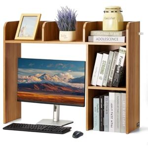 Vevor Desktop Bookshelf Wood Storage Organizer - 2-Tier for Office & Home Vevor Desktop Bookshelf Wood Storage Organizer - 2-Tier for Office & Home
