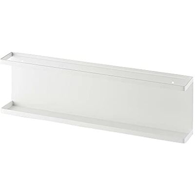 YAMAZAKI 5476 TOWER Wall Mounted Rack, white, Steel, Minimalist, 60 x 8.5 x 18 cm YAMAZAKI 5476 TOWER Wall Mounted Rack, white, Steel, Minimalist, 60 x 8.5 x 18 cm