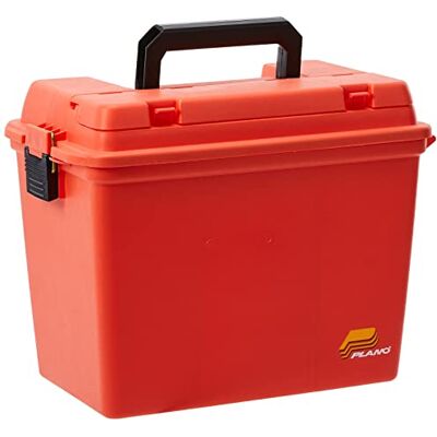 Plano Extra Large Orange Storage Box with Tray Plano Extra Large Orange Storage Box with Tray