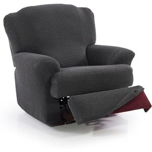FAVERTI ® Super Elastic Relax Armchair Cover from 70 to 90 cm Model NOVELE Dark Grey Recliner Cover Separate Feet Quality Protector Jacquard Fabric Cotton Feel FAVERTI ® Super Elastic Relax Armchair Cover from 70 to 90 cm Model NOVELE Dark Grey Recliner Cover Separate Feet Quality Protector Jacquard Fabric Cotton Feel
