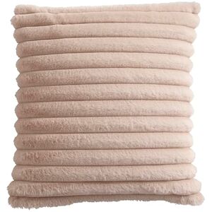 Appletree Natural Faux Fur Cushion 43x43cm – Super Soft Filled Decorative Pillow – Fake Rabbit Fur Texture – Lined & Stripe Design – Luxury Accent Cushion for Sofa, Bed or Chair – Beige Cream Tone Appletree Natural Faux Fur Cushion 43x43cm – Super Soft Filled Decorative Pillow – Fake Rabbit Fur Texture – Lined & Stripe Design – Luxury Accent Cushion for Sofa, Bed or Chair – Beige Cream Tone