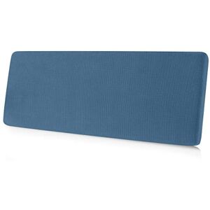 CHUN YI Stretch Sofa Cushion Cover Protector for 2 Seater Sofa, Jacquard Spandex Fabric Cushion Cover (Sofa, Blue Denim) CHUN YI Stretch Sofa Cushion Cover Protector for 2 Seater Sofa, Jacquard Spandex Fabric Cushion Cover (Sofa, Blue Denim)