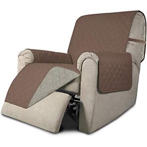 Easy-Going Recliner Sofa Slipcover Reversible Sofa Cover Water Resistant Couch Cover Furniture Protector with Elastic Straps for Pets Kids Children Dog Cat (Recliner 18-20 in, Brown/Beige) Easy-Going Recliner Sofa Slipcover Reversible Sofa Cover Water Resistant Couch Cover Furniture Protector with Elastic Straps for Pets Kids Children Dog Cat (Recliner 18-20 in, Brown/Beige)