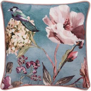 Appletree Blue Floral Bird Cushion 55x55cm – Filled Decorative Pillow with Piped Edge & Zip – Large Cotton Cushion for Sofa, Bed or Chair – Birds & Flowers Print – Home Decor Accent Appletree Blue Floral Bird Cushion 55x55cm – Filled Decorative Pillow with Piped Edge & Zip – Large Cotton Cushion for Sofa, Bed or Chair – Birds & Flowers Print – Home Decor Accent