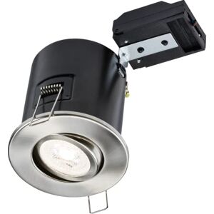 Knightsbridge - Faretto antincendio Tilt GU10 - Brushed Chrome - GU10 - 230V - Light fixture Knightsbridge - Faretto antincendio Tilt GU10 - Brushed Chrome - GU10 - 230V - Light fixture