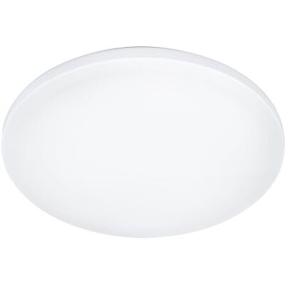 Eglo LED Outdoor Ceiling Light Ronoco, Outside Lighting for wall and Ceiling, Exterior lamp Made of Metal and Plastic in White, Warm White, IP44, ⌀ 22 cm Eglo LED Outdoor Ceiling Light Ronoco, Outside Lighting for wall and Ceiling, Exterior lamp Made of Metal and Plastic in White, Warm White, IP44, ⌀ 22 cm