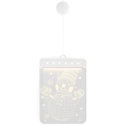 AmeliaHome LED Window Decoration Acrylic Pendant Christmas Lighting Battery Operated Christmas Decoration R AmeliaHome LED Window Decoration Acrylic Pendant Christmas Lighting Battery Operated Christmas Decoration R