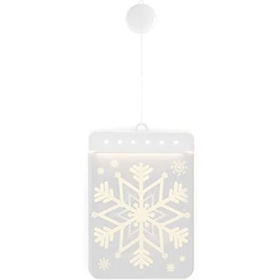 AmeliaHome LED Window Decoration Acrylic Pendant Christmas Lighting Battery Operated Christmas Decoration R AmeliaHome LED Window Decoration Acrylic Pendant Christmas Lighting Battery Operated Christmas Decoration R