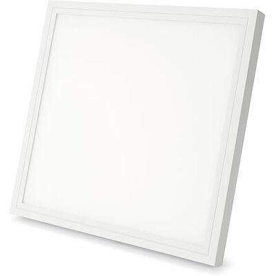 Status 48 W 3800 Lm LED Ceiling Panel Light 59.5 × 59.5 cm Cool-White Pearl Finish for Office Kitchen Retail, 1 Pack (48SLP60X60CW1PK4) Status 48 W 3800 Lm LED Ceiling Panel Light 59.5 × 59.5 cm Cool-White Pearl Finish for Office Kitchen Retail, 1 Pack (48SLP60X60CW1PK4)