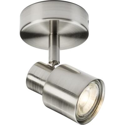 Knightsbridge - Faretto Singolo GU10 - Cromo Spazzolato - 230V - Indoor lamp Knightsbridge - Faretto Singolo GU10 - Cromo Spazzolato - 230V - Indoor lamp