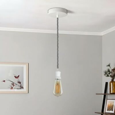 Coffire - Brushed Metal - Brushed Silver - E27 Ceiling Light Coffire - Brushed Metal - Brushed Silver - E27 Ceiling Light