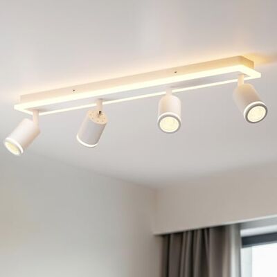 LVWIT Kitchen Lights Ceiling,4 Way Spot Light,Bedroom Lights Ceiling with GU10,Adjustable Black Spotlights Ceiling Lights Rotatable,Modern Ceiling Spots,Spotlight Bar Lighting(NO Bulbs) LVWIT Kitchen Lights Ceiling,4 Way Spot Light,Bedroom Lights Ceiling with GU10,Adjustable Black Spotlights Ceiling Lights Rotatable,Modern Ceiling Spots,Spotlight Bar Lighting(NO Bulbs)