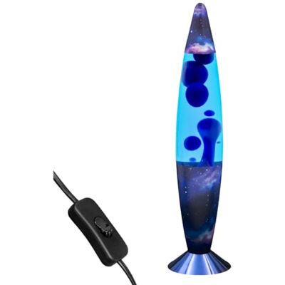 Global Gizmos 49009 Galaxy Lava Lamp/Matte Pattern Base/Retro Nostalgia/Relaxing Mood Light / 16 Inch Height Global Gizmos 49009 Galaxy Lava Lamp/Matte Pattern Base/Retro Nostalgia/Relaxing Mood Light / 16 Inch Height
