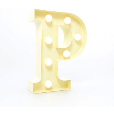 Giggle Beaver Carnival Letter Lights Vanilla (Letter P) Christmas Xmas Present Giggle Beaver Carnival Letter Lights Vanilla (Letter P) Christmas Xmas Present