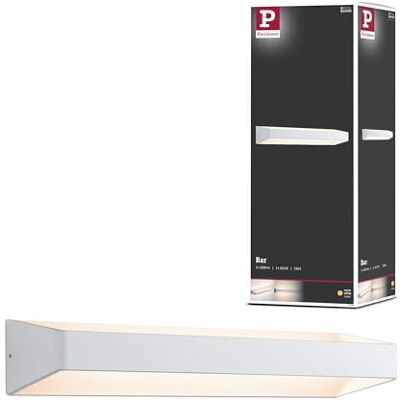 Paulmann LED Wall Light Bar 10.5W 2700K White Indirect lighting, decorative effects, lifetime 30,000 hours, IP20, wall-mounted Paulmann LED Wall Light Bar 10.5W 2700K White Indirect lighting, decorative effects, lifetime 30,000 hours, IP20, wall-mounted