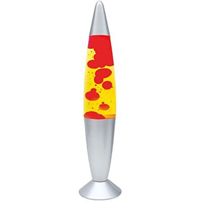 Global Gizmos 48850 Lava Lamp - Classic 16in Tall - Red & Yellow Light Global Gizmos 48850 Lava Lamp - Classic 16in Tall - Red & Yellow Light