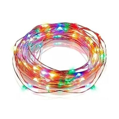 Glowster RGBY 4m LED String Lights with Copper Wire and Button Batteries, Ideal for Party Decoration and Cozy Atmosphere Glowster RGBY 4m LED String Lights with Copper Wire and Button Batteries, Ideal for Party Decoration and Cozy Atmosphere
