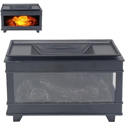 L & P Home & Gifts Lesser & Pavey Desire Aroma Log Burner Decor Table Lamp Wax Melt Warmer, Gentle Illumination, Cozy Ambience, Decorative Feature, Contemporary Styling, Gift Choice L & P Home & Gifts Lesser & Pavey Desire Aroma Log Burner Decor Table Lamp Wax Melt Warmer, Gentle Illumination, Cozy Ambience, Decorative Feature, Contemporary Styling, Gift Choice