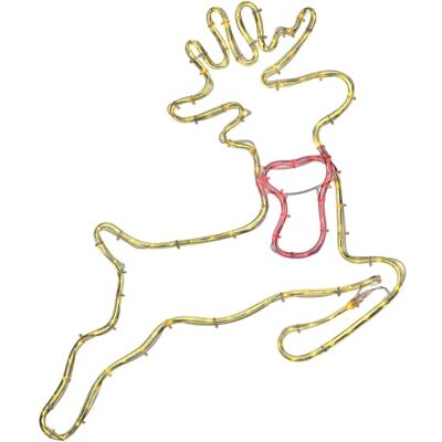 WeRChristmas Christmas Reindeer Rope Light Silhouette Decoration, Warm White, 48 cm WeRChristmas Christmas Reindeer Rope Light Silhouette Decoration, Warm White, 48 cm