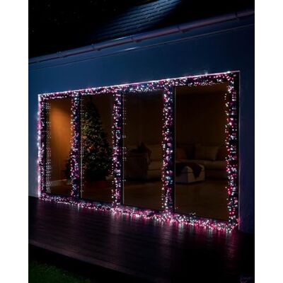 WeRChristmas LED Cluster Lights, Black Cable WeRChristmas LED Cluster Lights, Black Cable