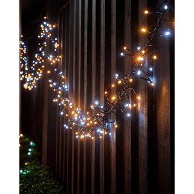 WeRChristmas LED Cluster Lights, Black Cable WeRChristmas LED Cluster Lights, Black Cable