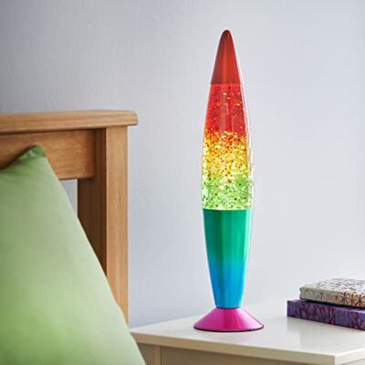 Global Gizmos - 48639 - Rainbow - Glitter - Lamp Global Gizmos - 48639 - Rainbow - Glitter - Lamp