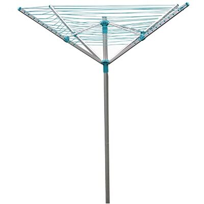 JVL Aluminium Rotary Airer 50M 4 Arm - Clothes Dryer JVL Aluminium Rotary Airer 50M 4 Arm - Clothes Dryer