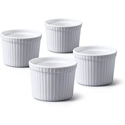 WM Bartleet & Sons - Porcelain Deep Ramekin - 7cm - Set of 4 - Ramekin WM Bartleet & Sons - Porcelain Deep Ramekin - 7cm - Set of 4 - Ramekin