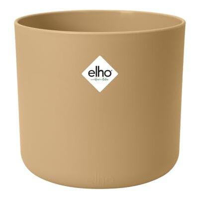 elho B.For Soft Round 18cm Flower Pot Golden Sand elho B.For Soft Round 18cm Flower Pot Golden Sand