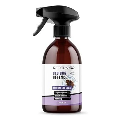 Repel-N-Go Bed Bug Repellent Deterrent Spray Natural Eco-Friendly Pest Control Defence for Indoors and Outdoors Contains Lavender & Geraniol 500ml Repel-N-Go Bed Bug Repellent Deterrent Spray Natural Eco-Friendly Pest Control Defence for Indoors and Outdoors Contains Lavender & Geraniol 500ml