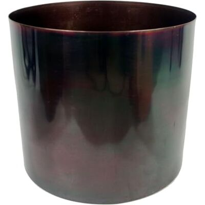 Leaf Metal Planter Plant Pot Iridescent Rainbow Finish 20x18cm - Plant Pot Leaf Metal Planter Plant Pot Iridescent Rainbow Finish 20x18cm - Plant Pot