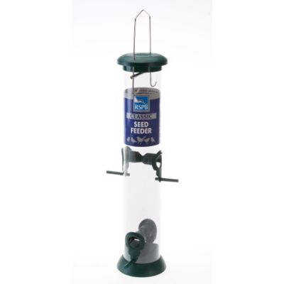 RSPB 68482597 Hanging Classic Seed Feeder for Mix Seed Blends,Nyjer Seed, Sunflower, Supporting the Charity, Easy Clean for Garden & Outdoor use,15 inch,Multicolor,Medium RSPB 68482597 Hanging Classic Seed Feeder for Mix Seed Blends,Nyjer Seed, Sunflower, Supporting the Charity, Easy Clean for Garden & Outdoor use,15 inch,Multicolor,Medium