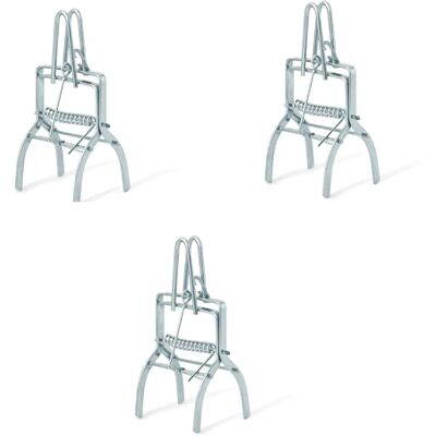 Pest-Stop Claw Mole Trap Humanely Traps Moles Powerful Jaws Long Handle Robust Rust Resistant Reusable Pack of 3 Pest-Stop Claw Mole Trap Humanely Traps Moles Powerful Jaws Long Handle Robust Rust Resistant Reusable Pack of 3