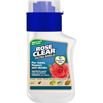 BugClear CLEAR Roseclear Plant Shield Spray Ideal for weekly spraying to maintain healthy plants, 200ml concentrate BugClear CLEAR Roseclear Plant Shield Spray Ideal for weekly spraying to maintain healthy plants, 200ml concentrate